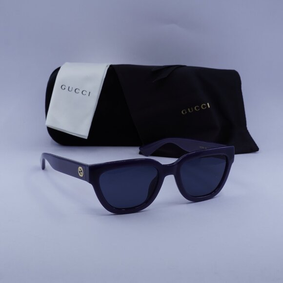 Gucci GG1578S 004 Cat Eye Sunglasses - Violet/Blue main image 6